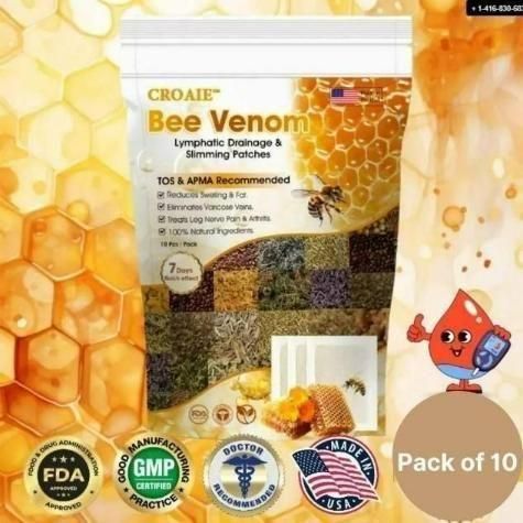 Bee Venom Lymphatic Damage & Sliming Patches 🌿👣