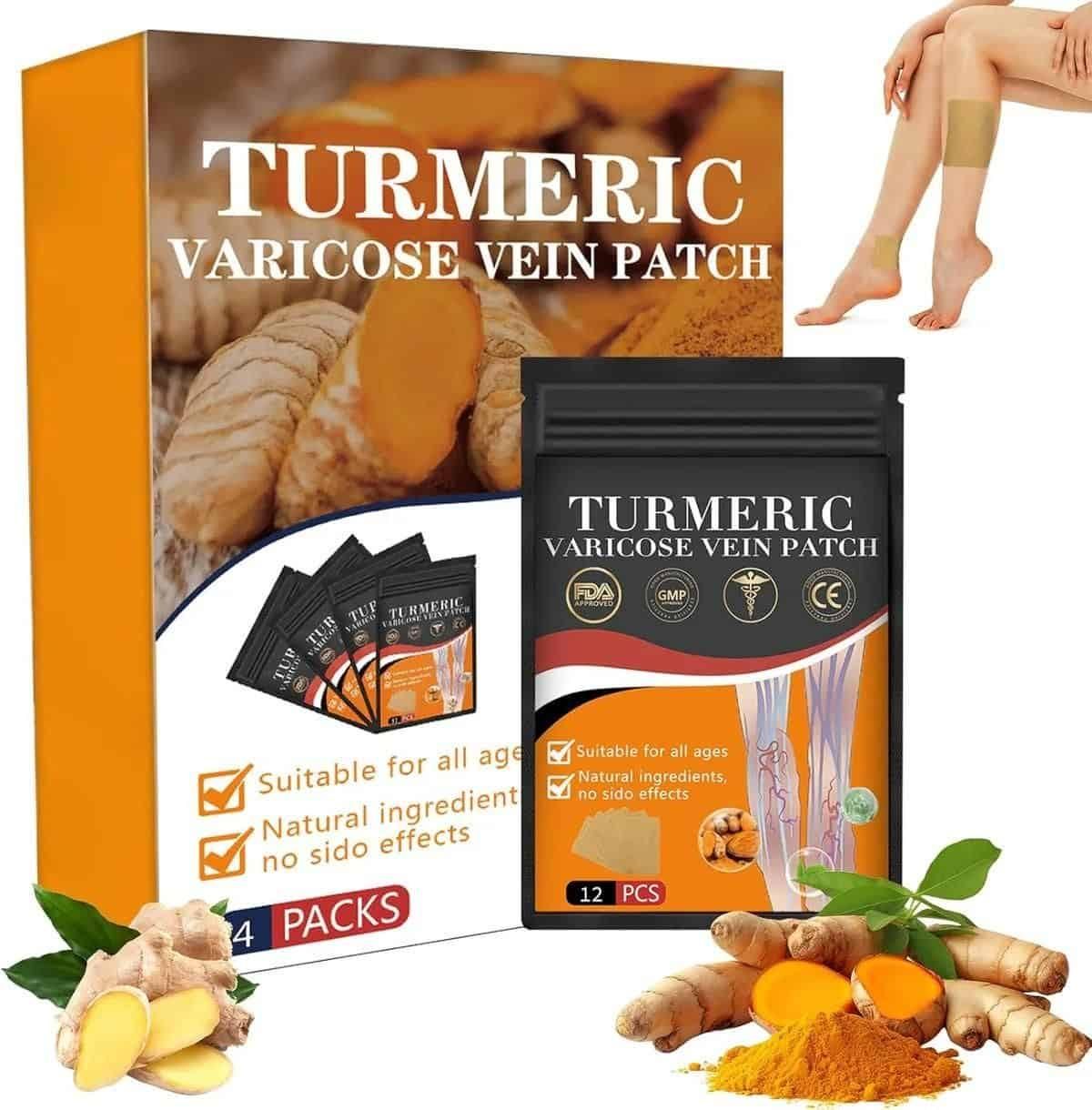 Herbal Turmeric Varicose Vein Patch